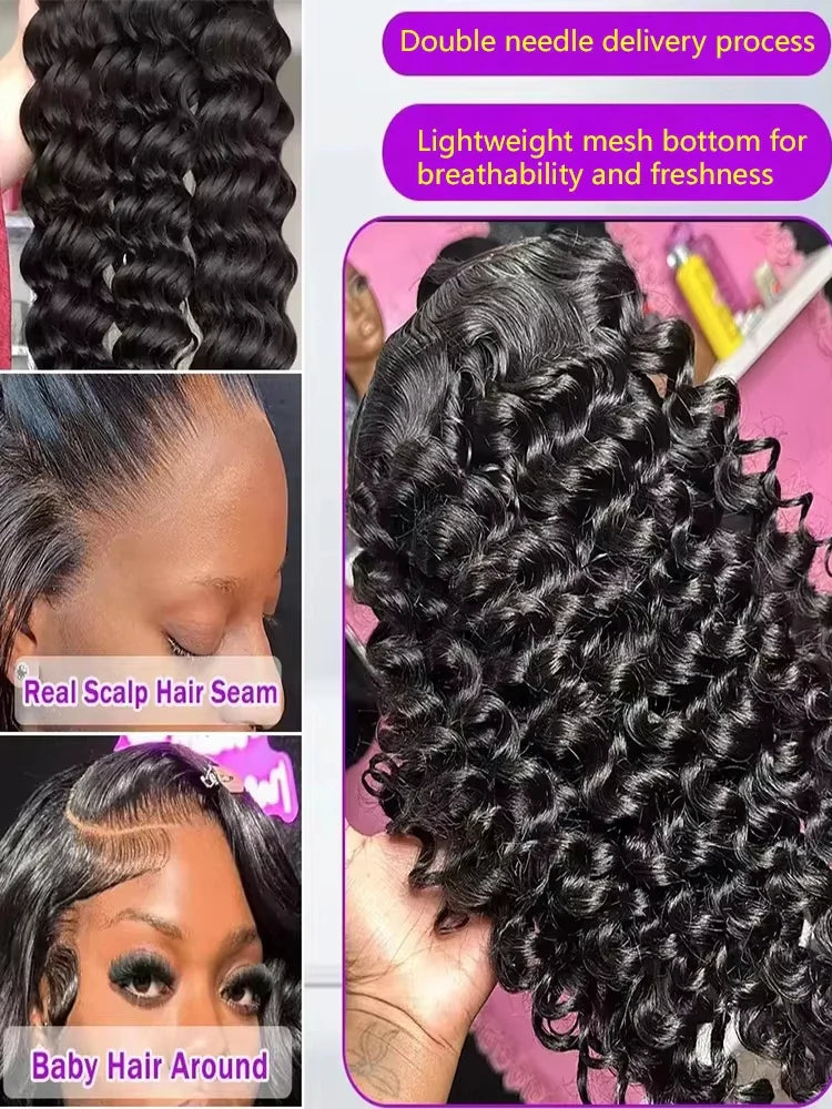 Mossily 40-Inch Loose Wave Wig