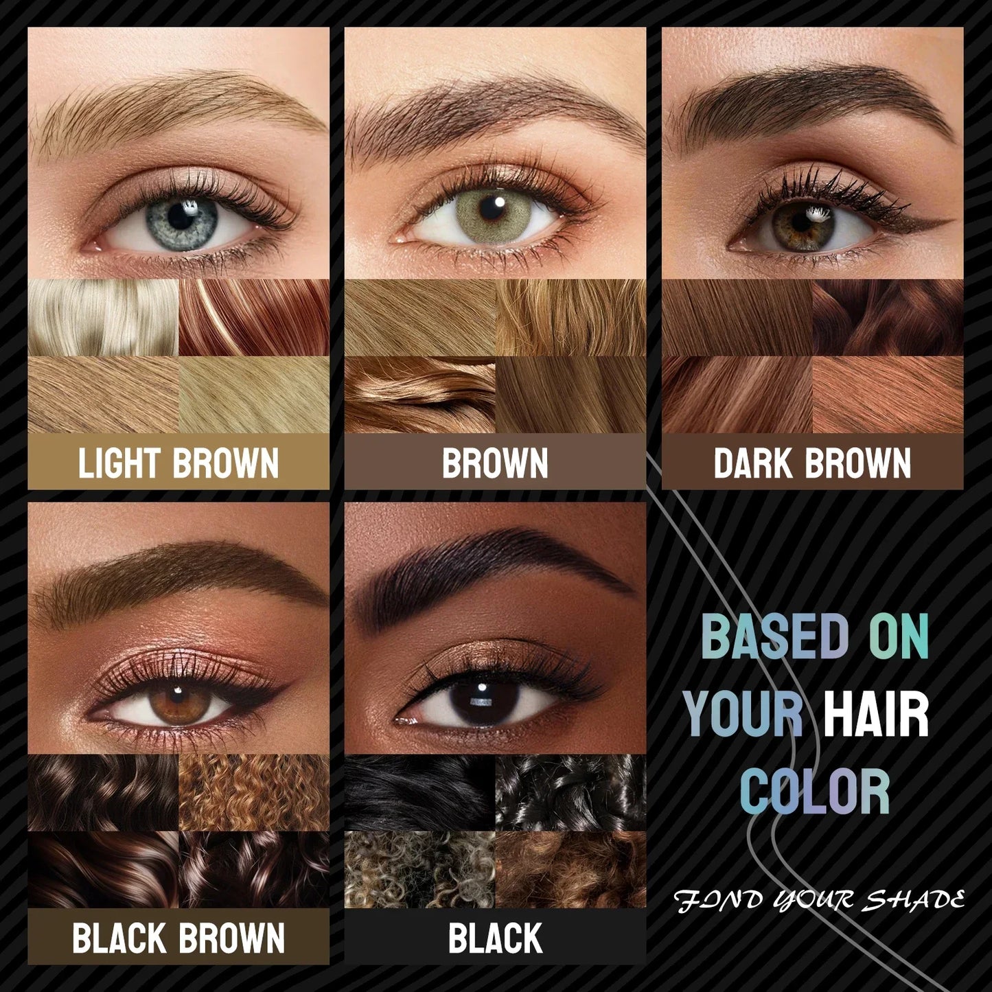 Dual-Ended Waterproof Brow Pencil