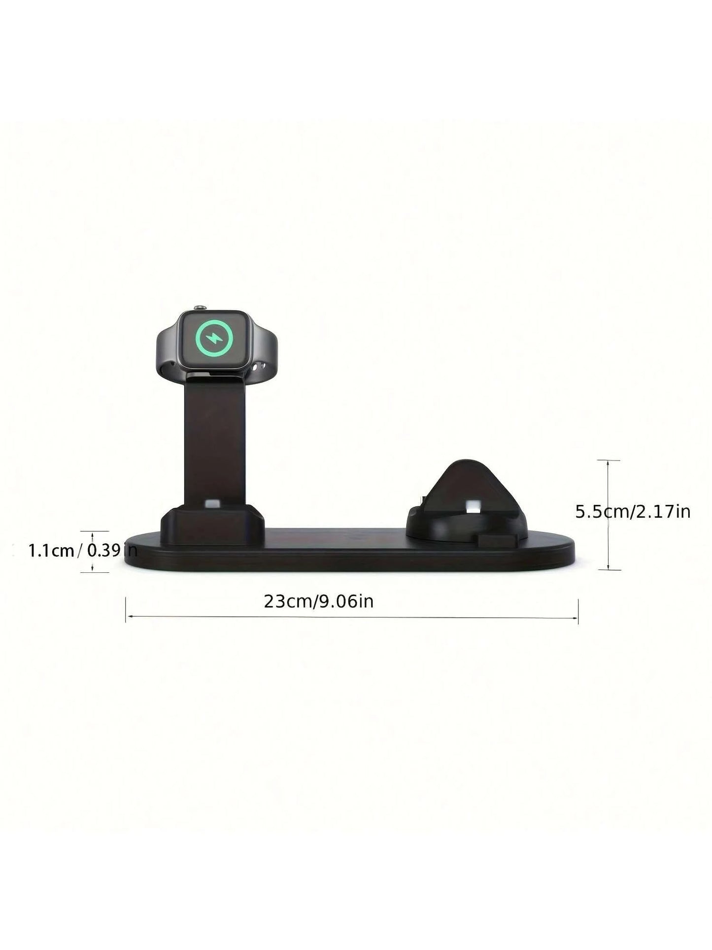 5-in-1 Wireless Charger Dock for iPhone, Samsung & Android Devices