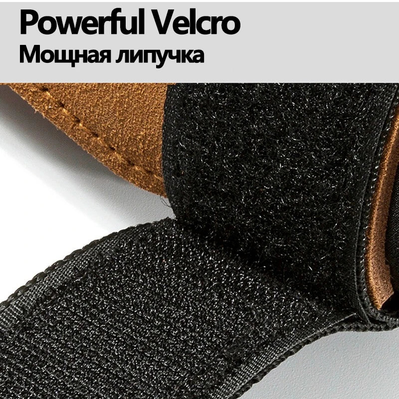 Cowhide Weightlifting Gym Gloves
