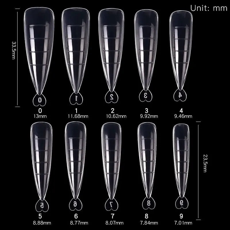 100Pcs Full Cover Nail Tips