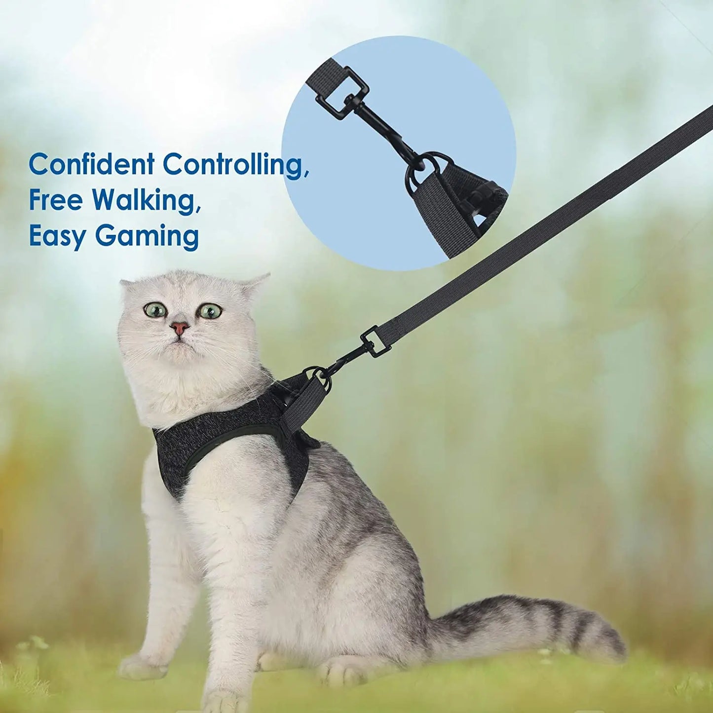 Adjustable Kitten Walking Harness