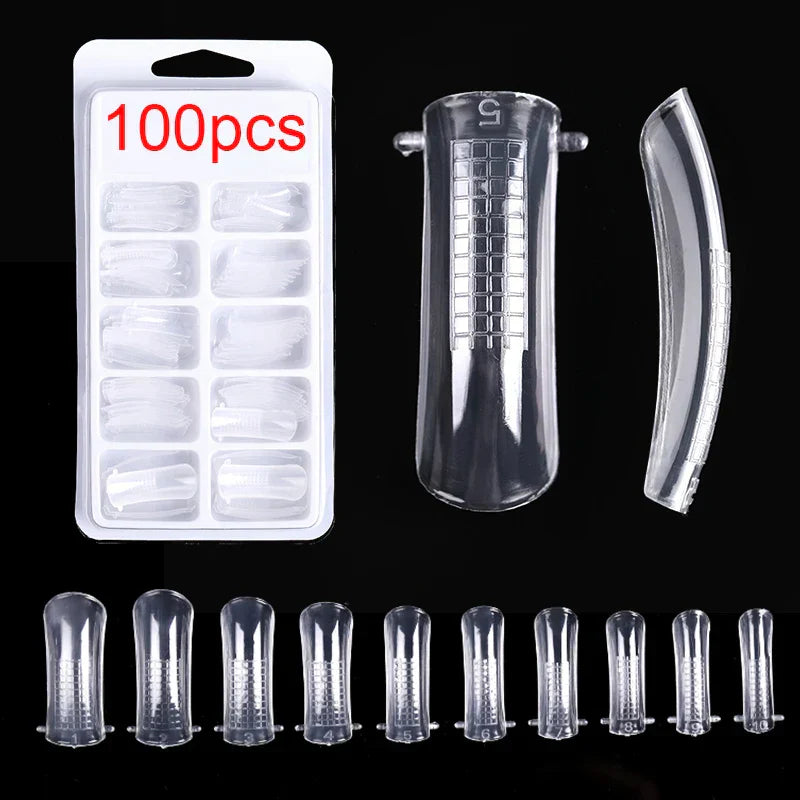 100Pcs Full Cover Nail Tips