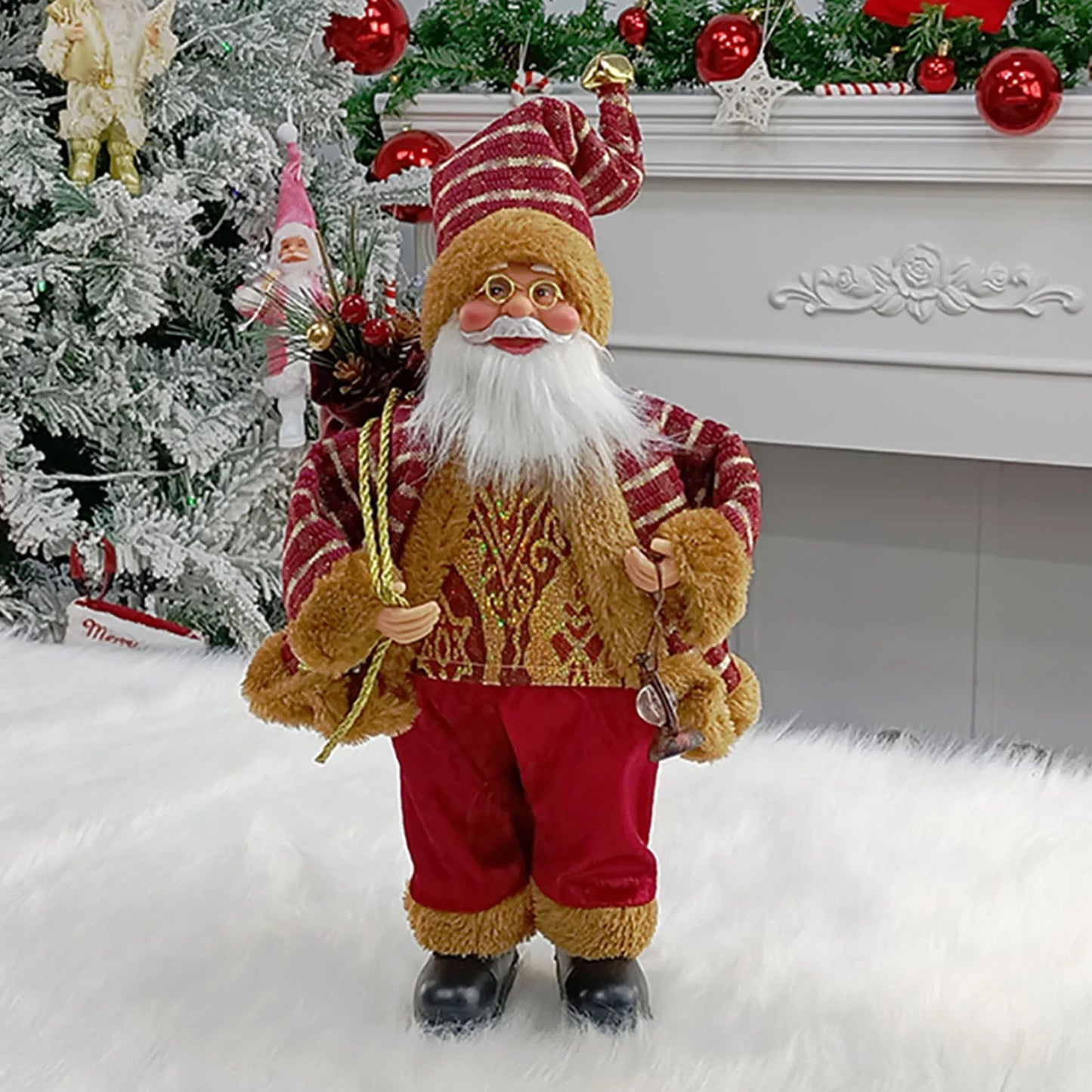 12inch Santa Claus Figurine Ornament