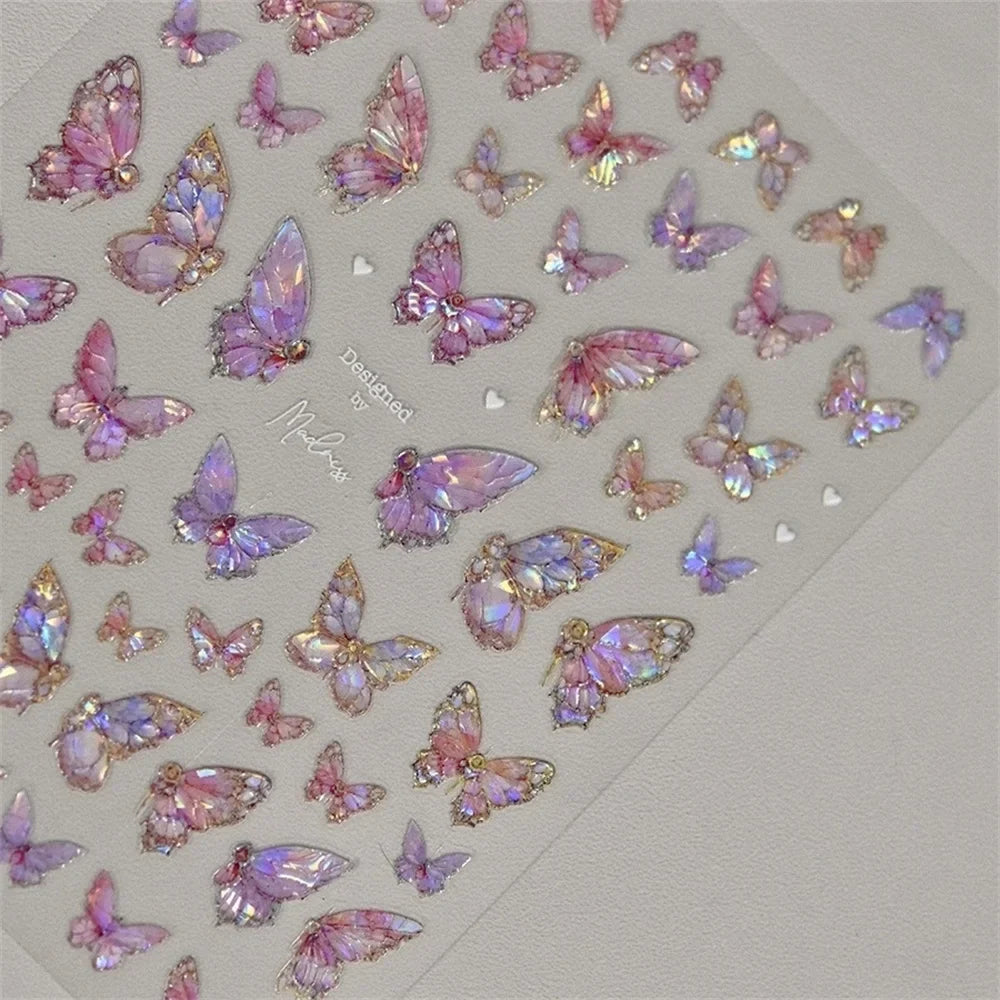 NAILFYOU Kawaii Butterfly Nail Stickers