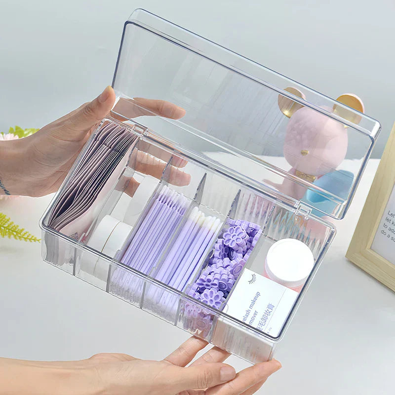 Acrylic Eyelash Storage Box with Lid