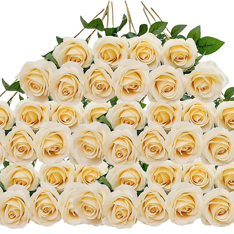 Velvet Artificial Rose Bouquet