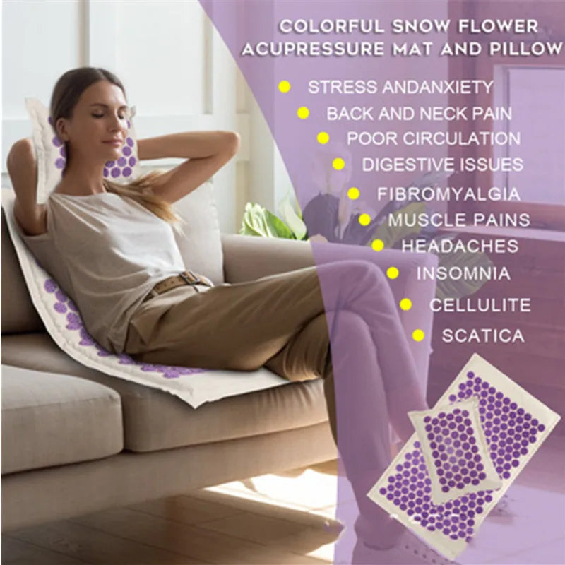 Linen Coconut Palm Acupressure Mat