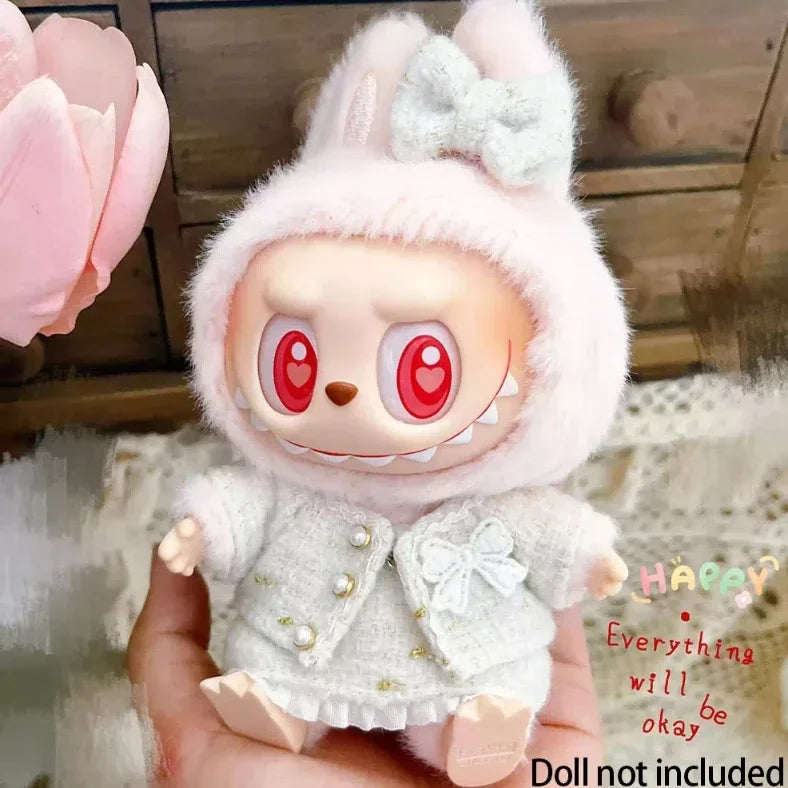 17cm Labubu Hoodie Outfit