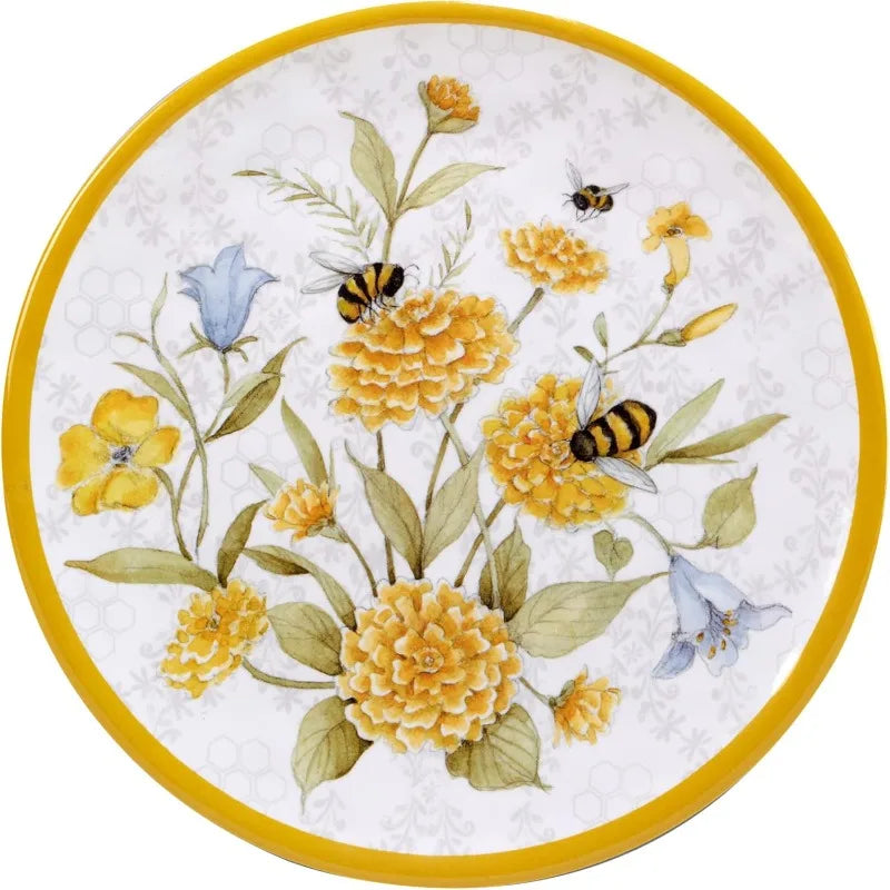 Bee Sweet Melamine Dinnerware Set