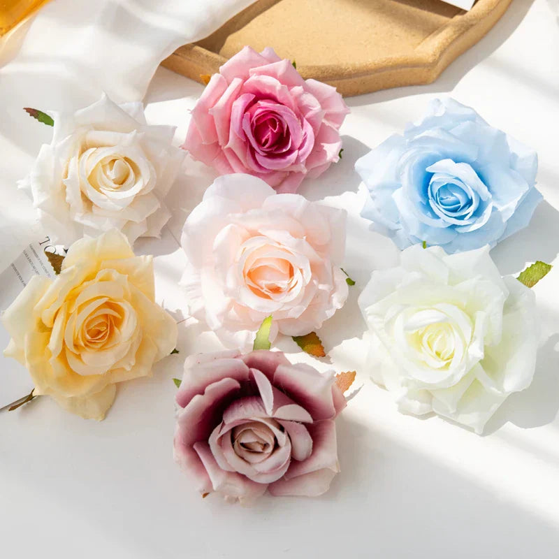 Wholesale Mini Silk Rose Heads
