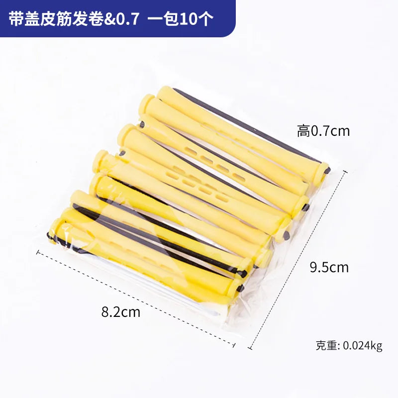 10Pcs Heatless Hair Curling Rods