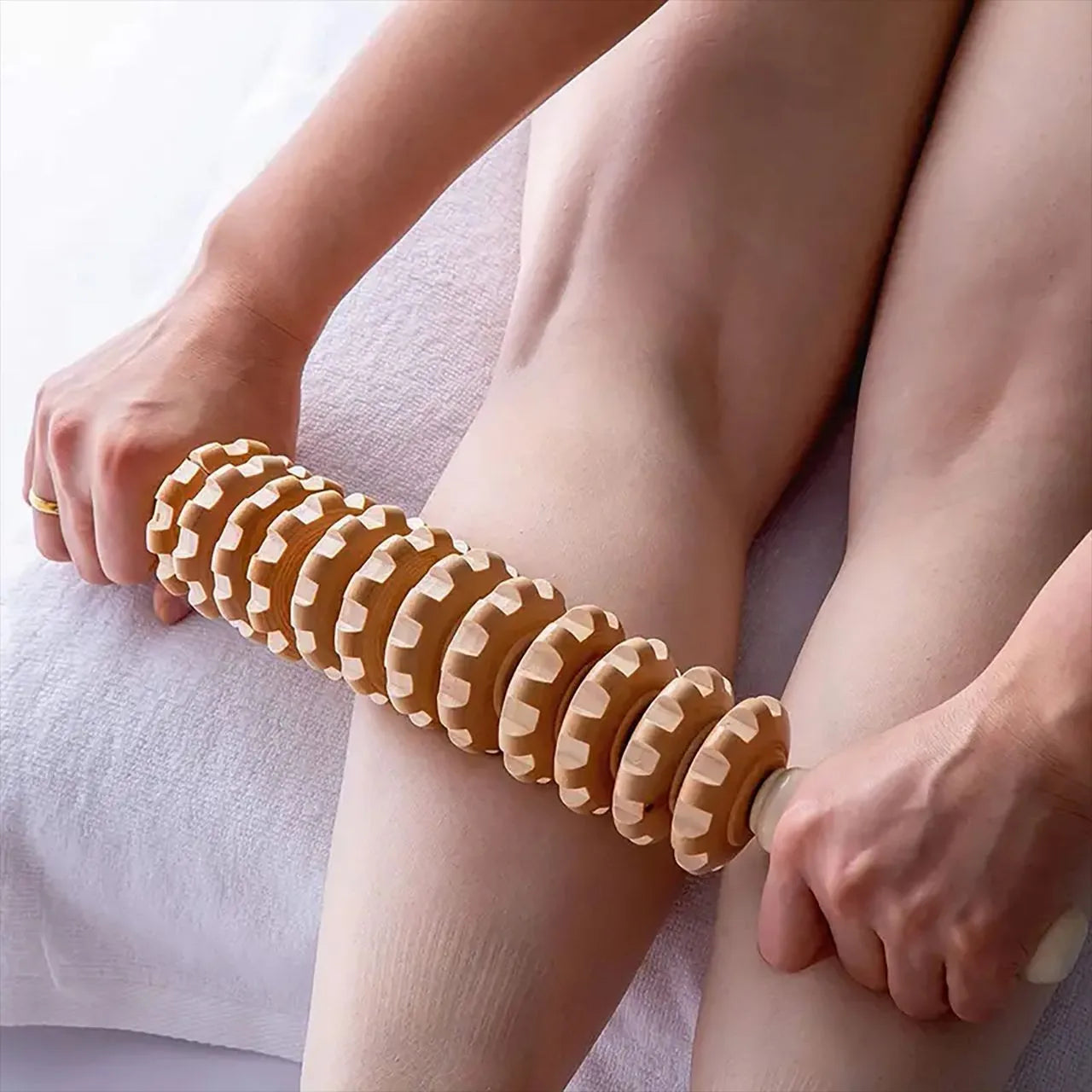 Wooden Fascia Body Massager Roller
