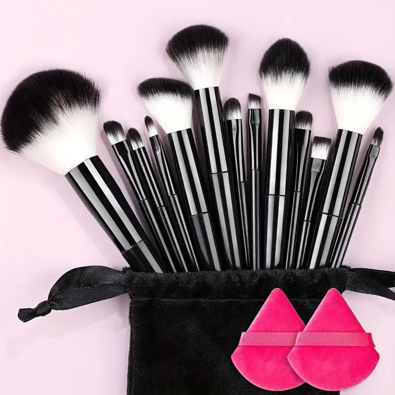 13PCS Fluffy Makeup Brush Set