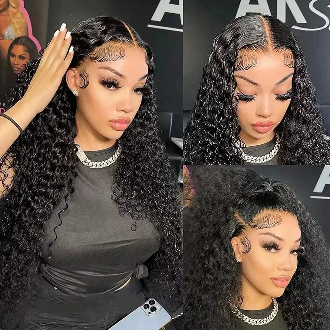 Varlea 40-Inch Deep Wave Wig