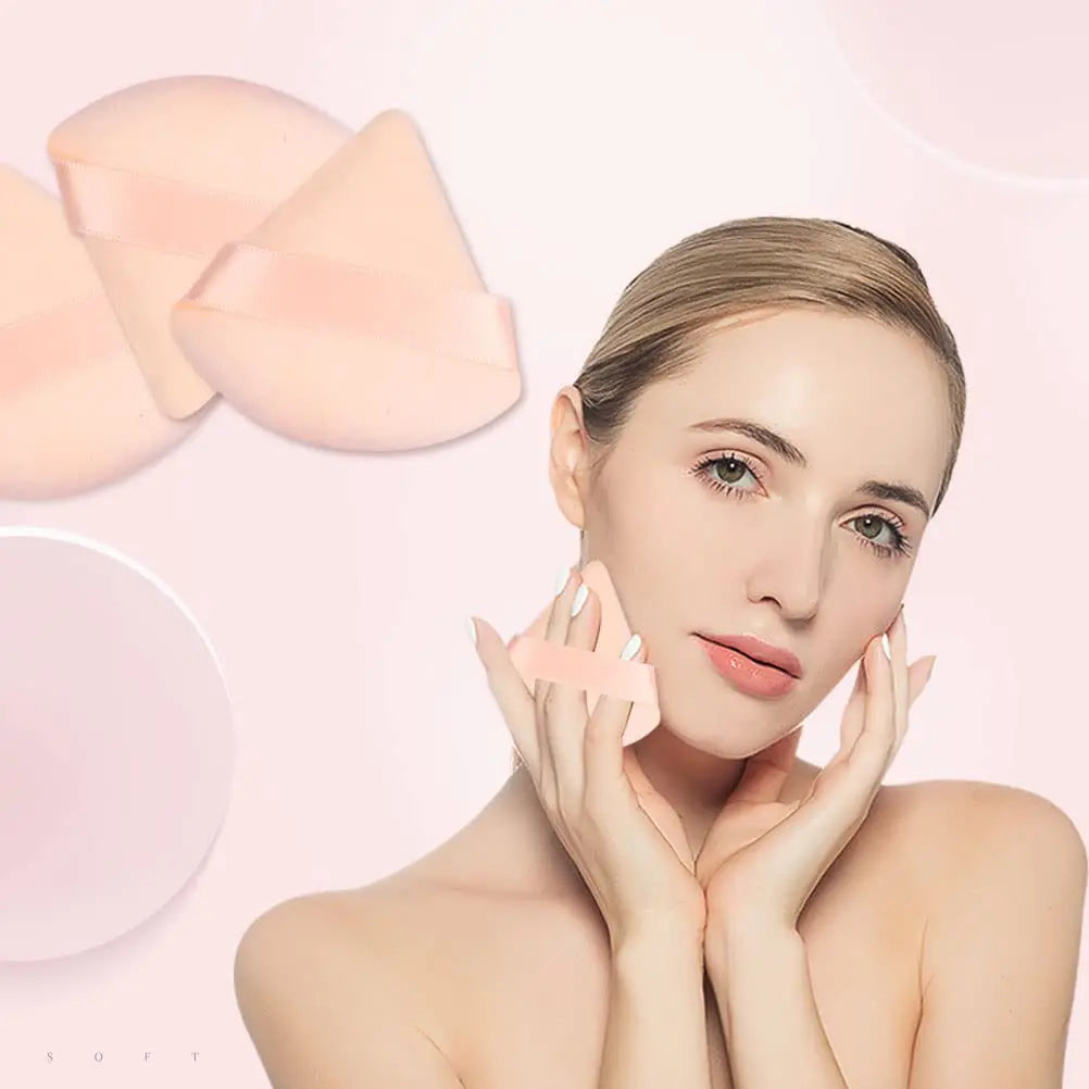 10PCS Triangle Makeup Sponge Set