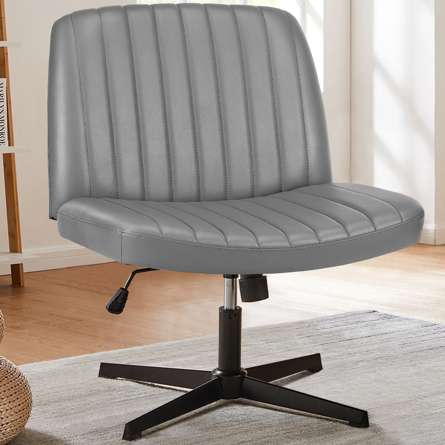 JHK Cross-Legged Rocking Office Chair