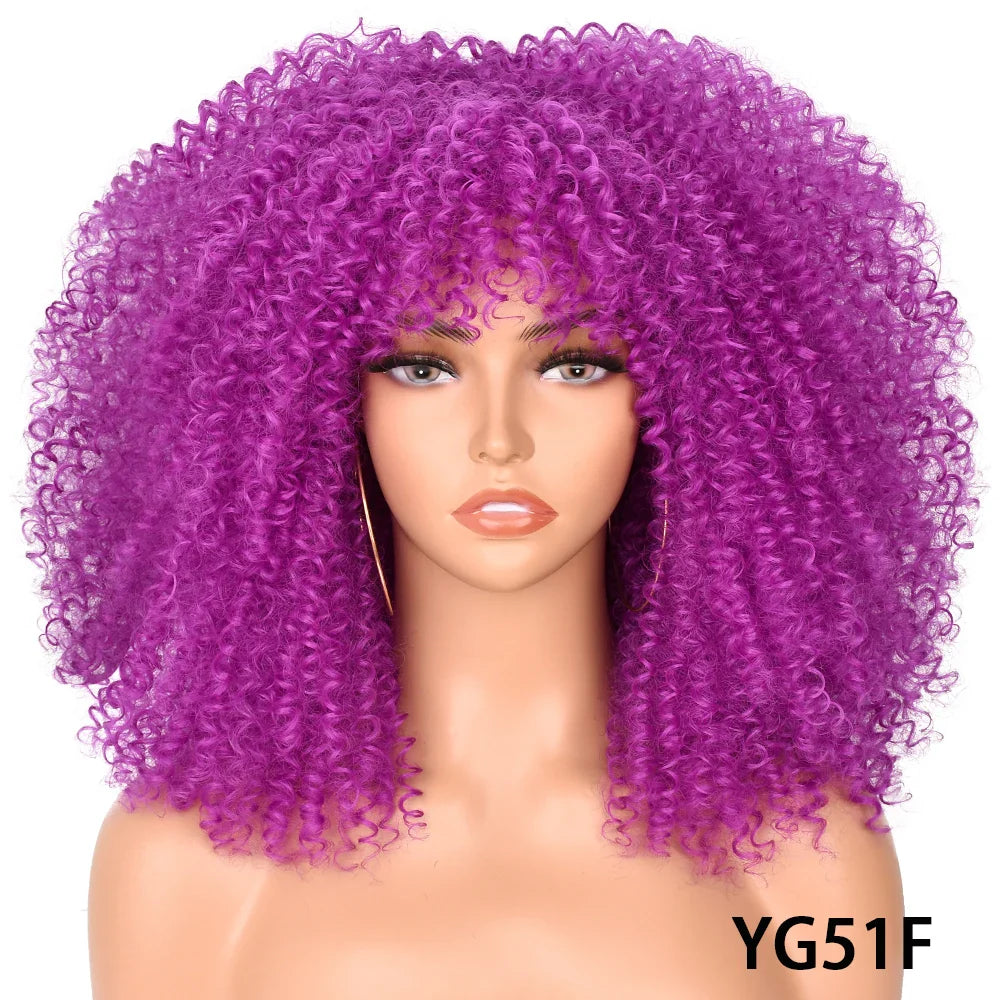 Chocolate Brown Curly Lace Wig