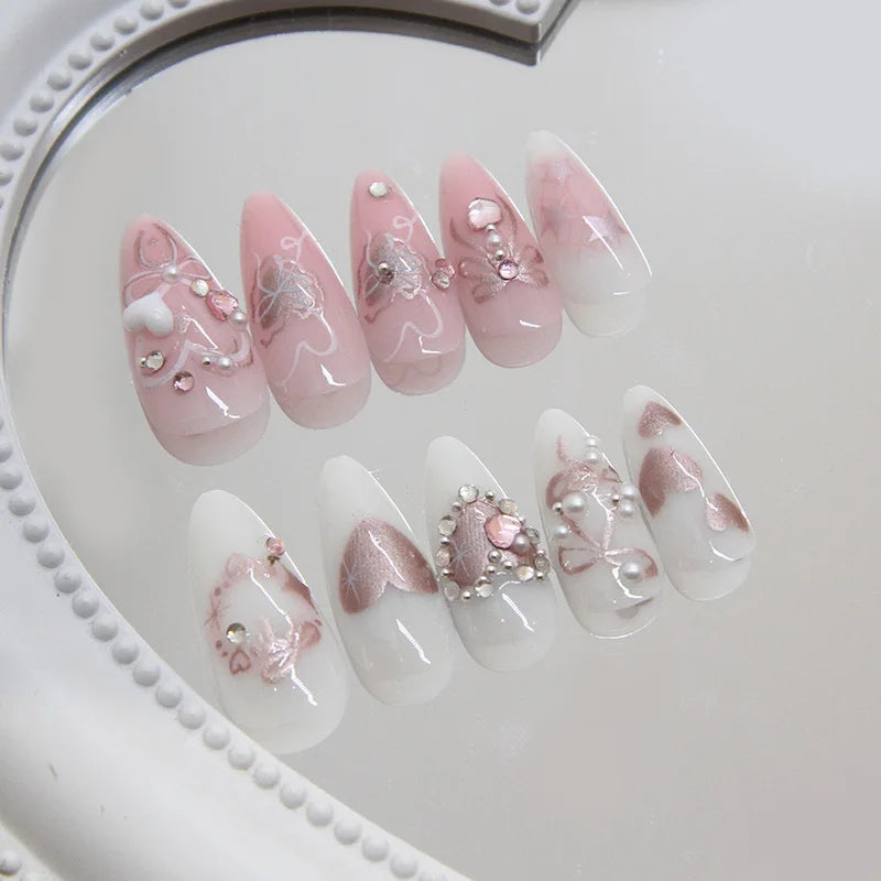 24Pcs Sweet Press-On Nail Set