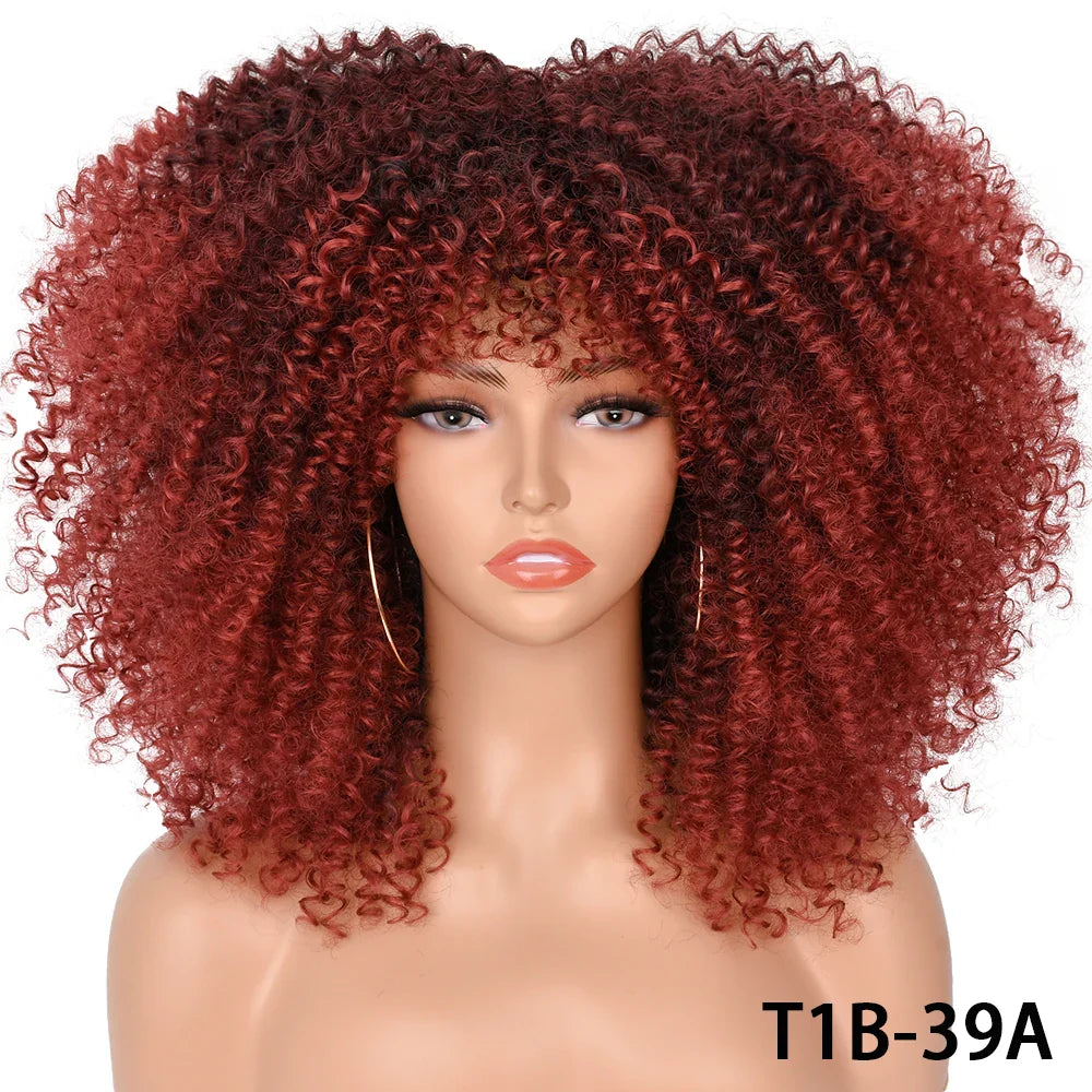 Chocolate Brown Curly Lace Wig
