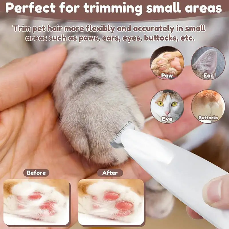 Waterproof Rechargeable Pet Clipper