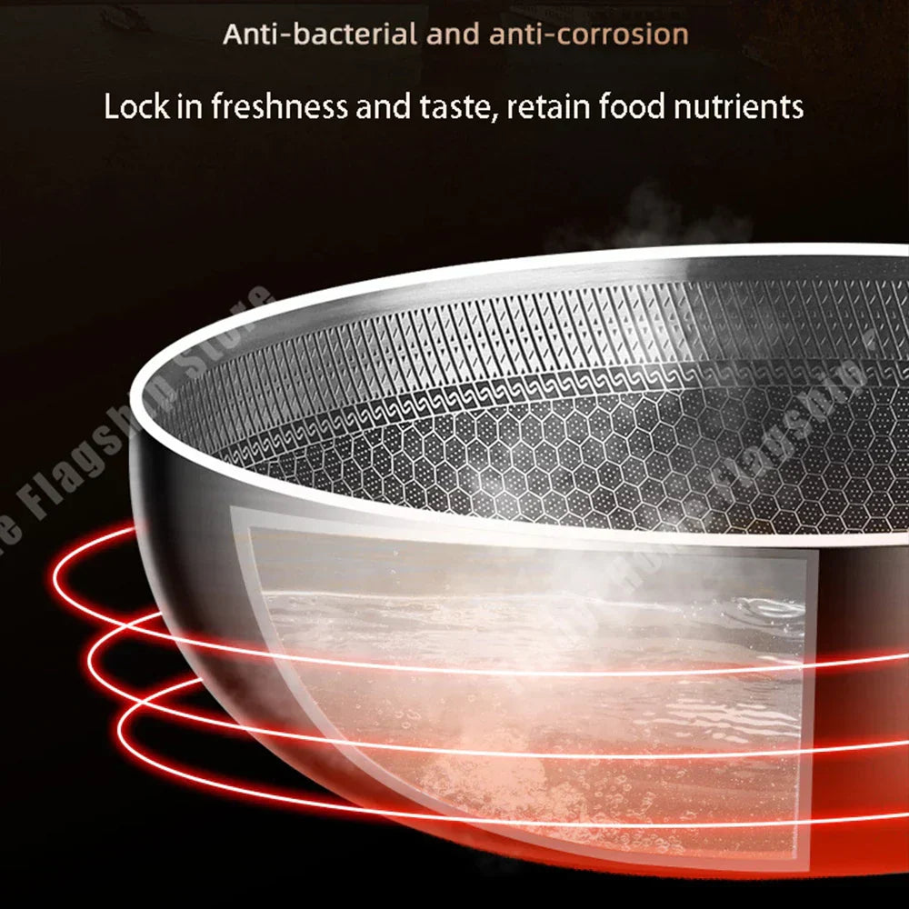 Non-Stick Stainless Steel Skillet