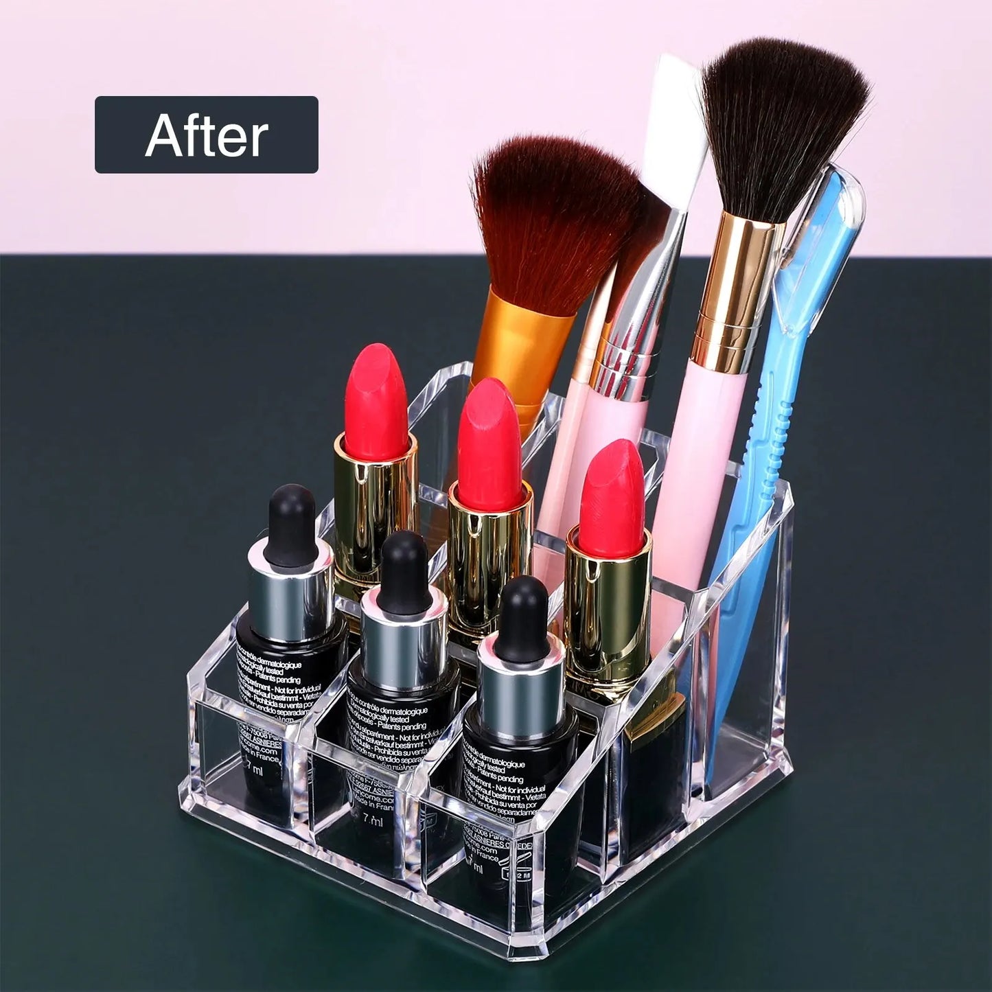 9-Grid Lipstick Storage Rack