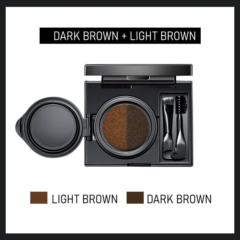 Dual-Color Waterproof Eyebrow Powder