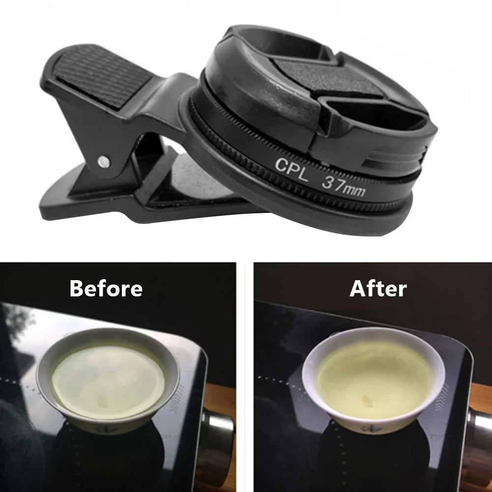 Phone Clip CPL Filter Lens