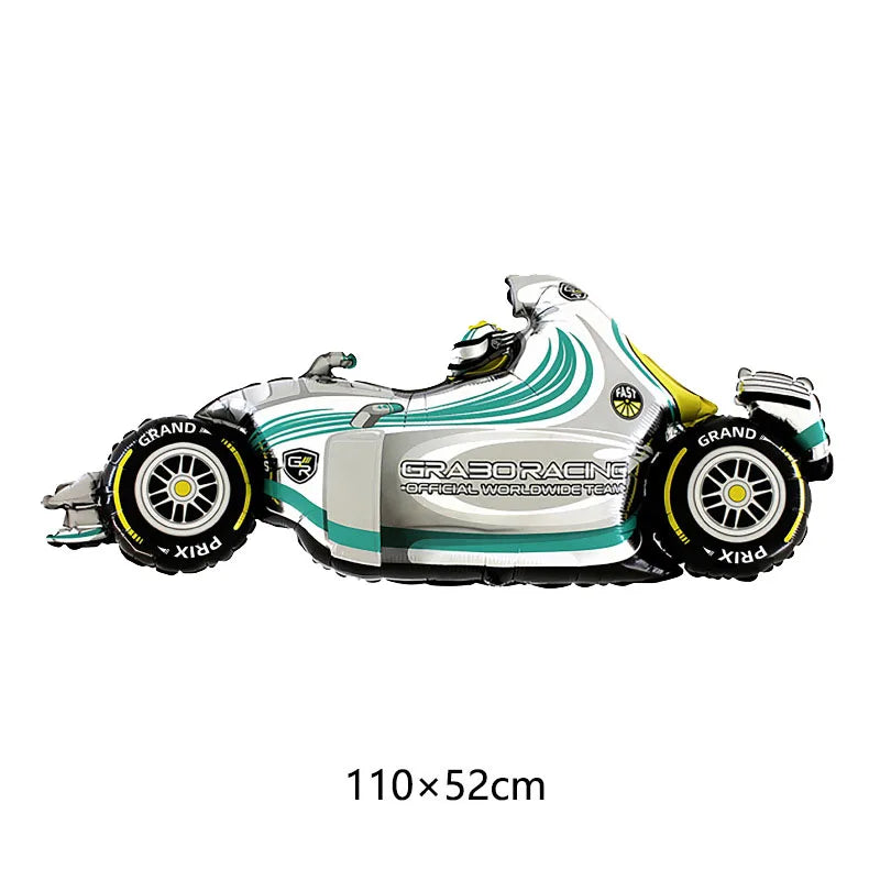 Race Car Party Foil Balloons