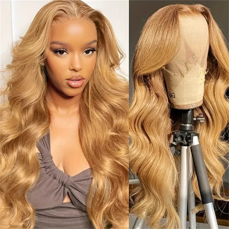 Honey Blonde Body Wave Wig