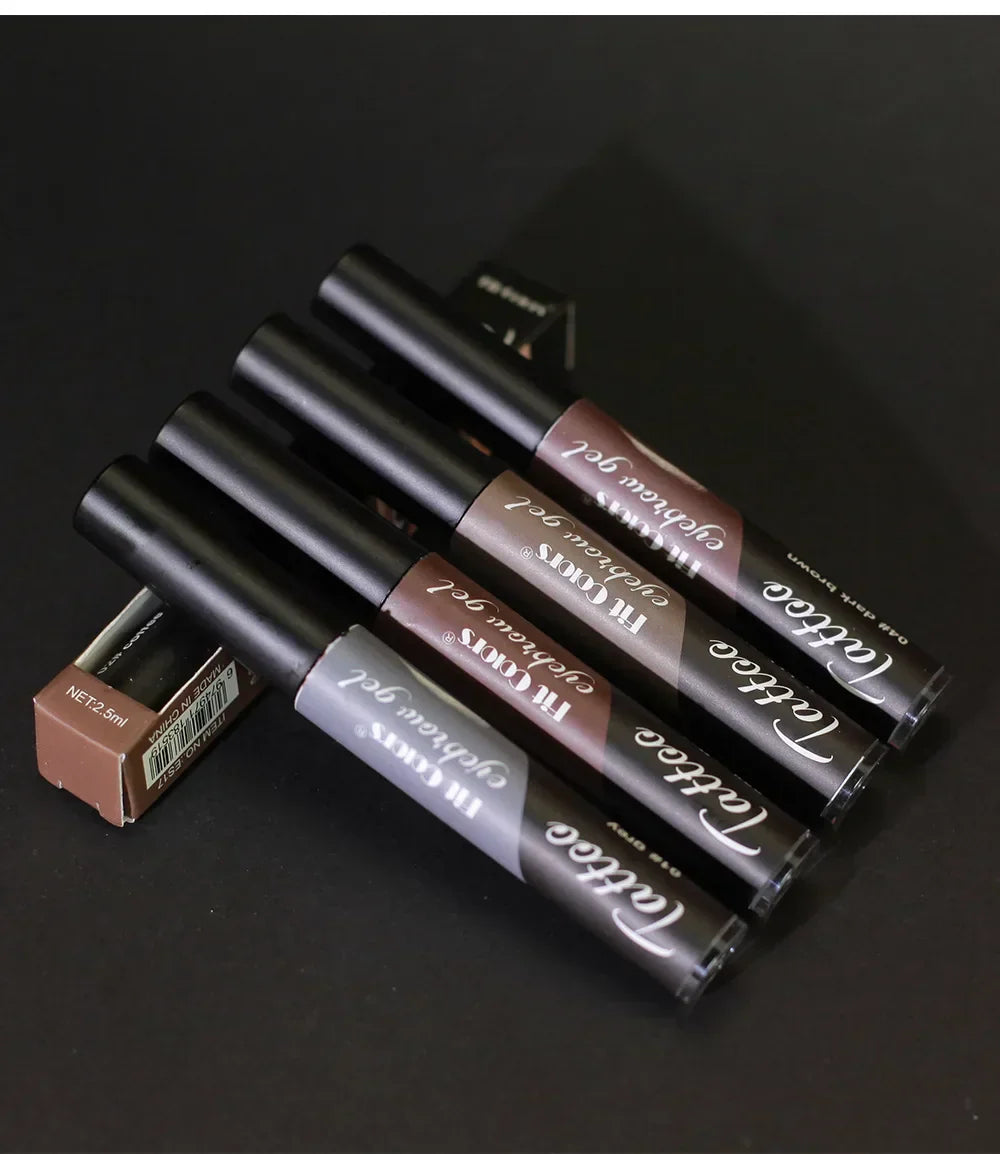 4-Color Waterproof Eyebrow Gel