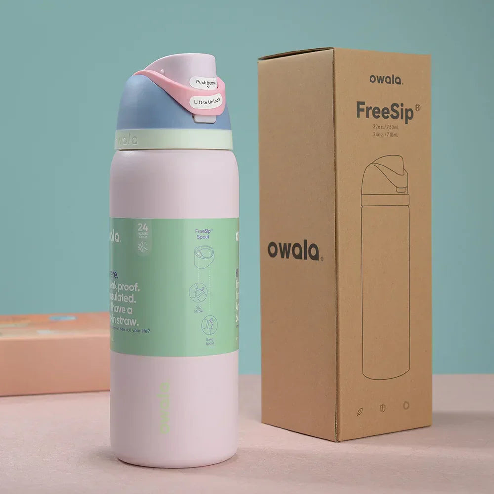 Owala Pink FreeSip Water Bottle