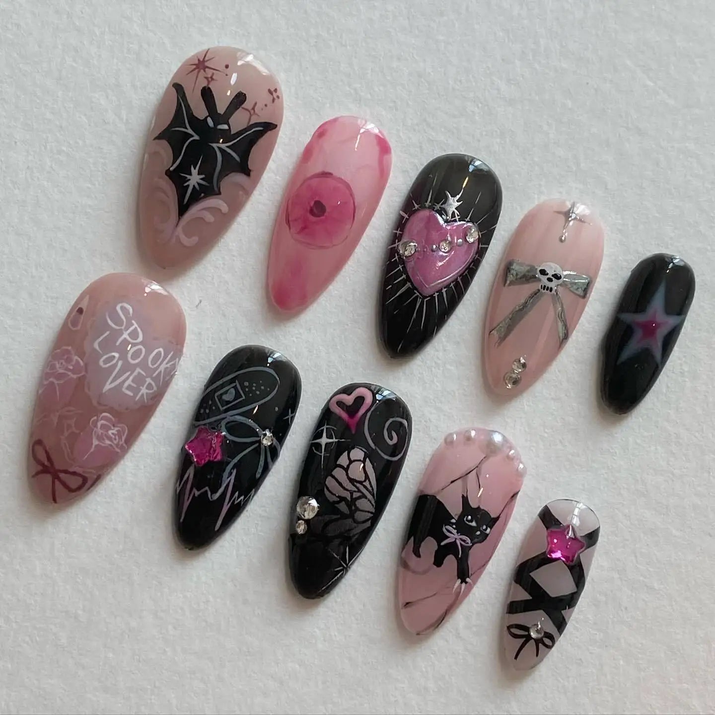 24Pcs Sweet Press-On Nail Set