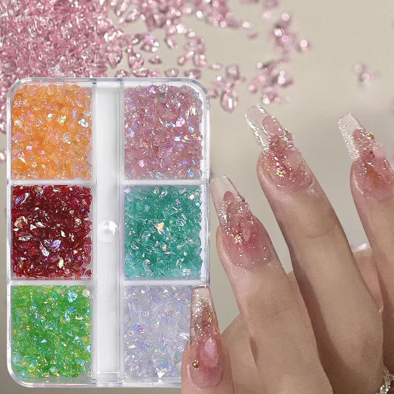 6Grids 3D Nail Art Decorations