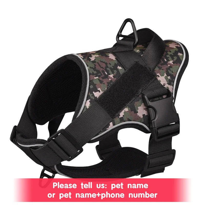 Custom Tactical No-Pull Harness