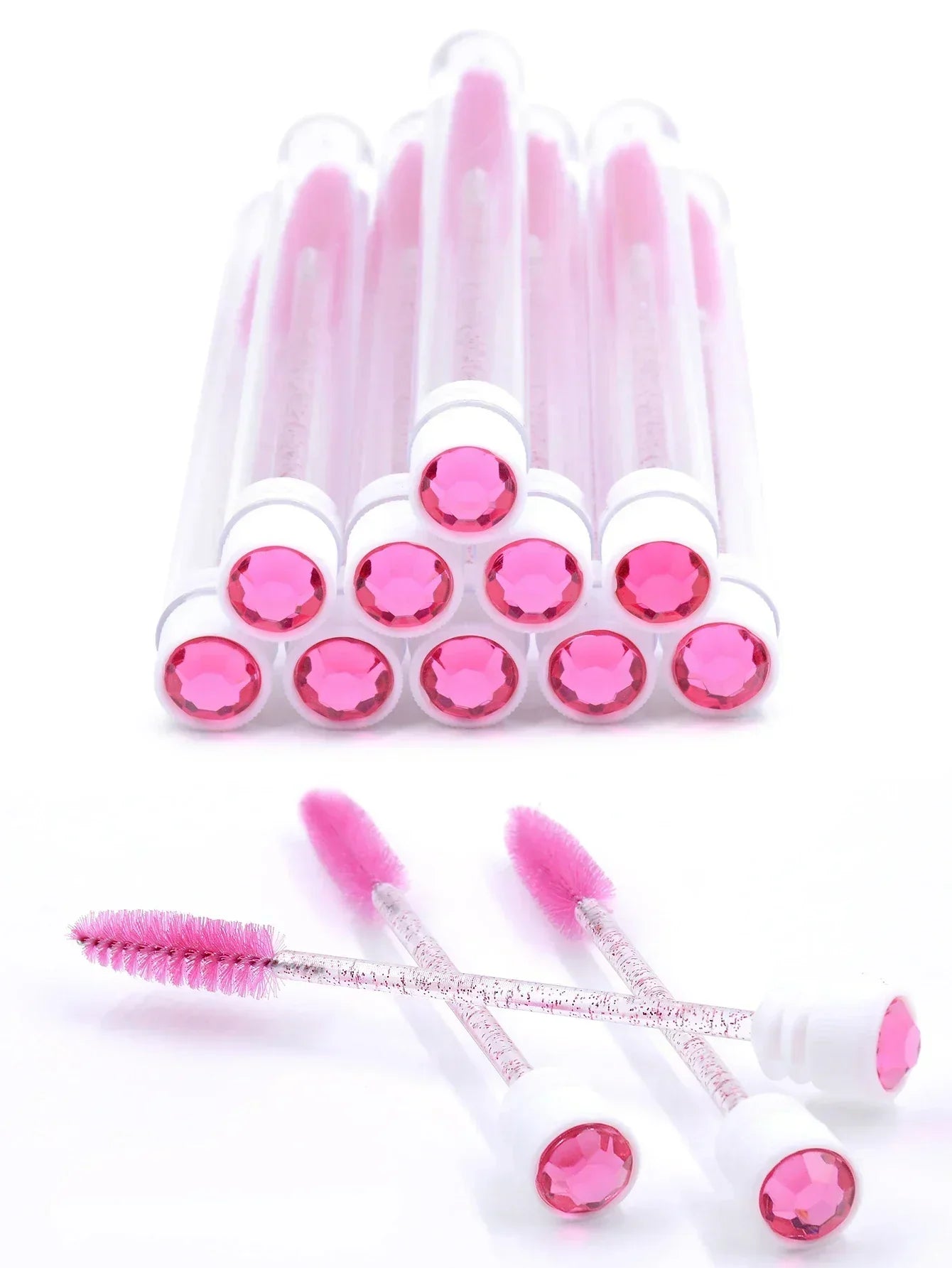 10Pcs Reusable Eyelash Brush Set