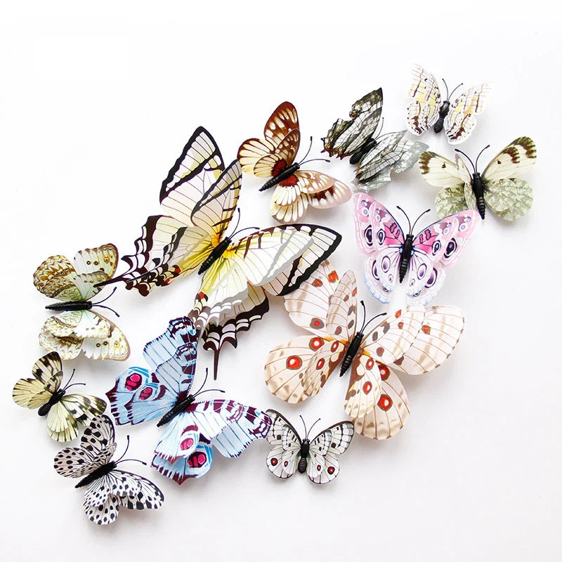 3D Butterfly Wall Stickers Set