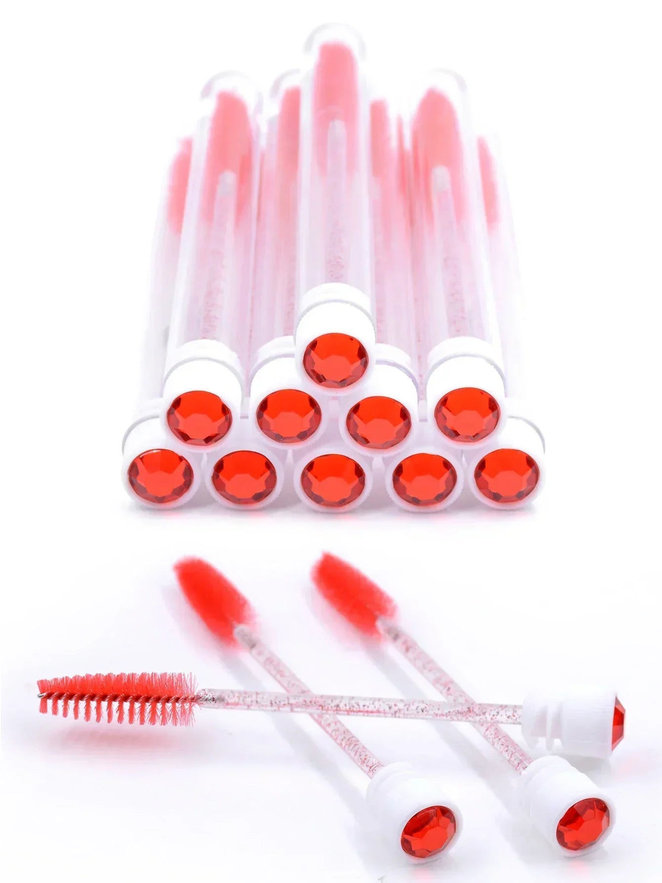 10Pcs Reusable Eyelash Brush Set