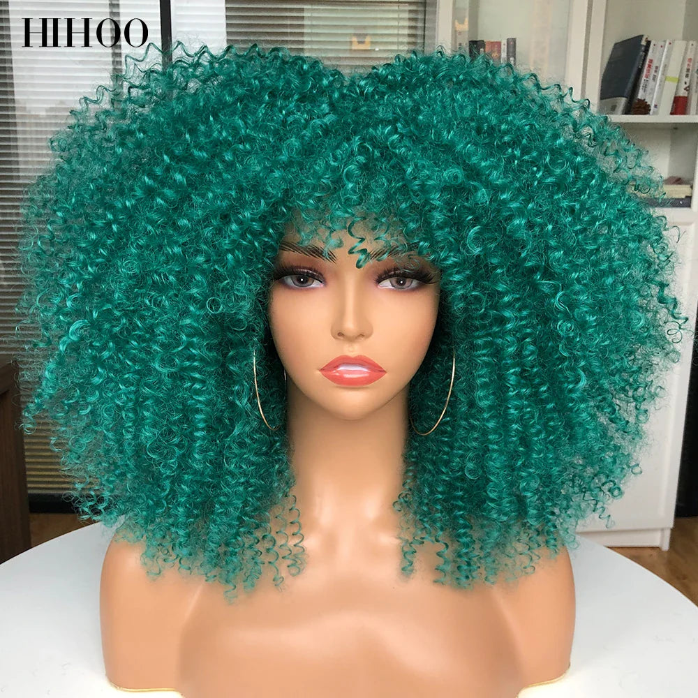 Chocolate Brown Curly Lace Wig
