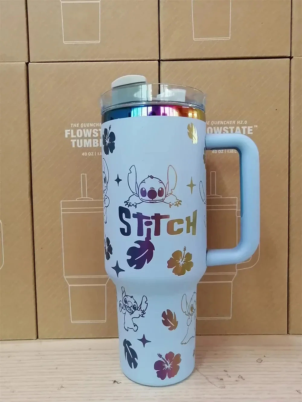 Bandai Miniso Stitch Stainless Steel Tumbler