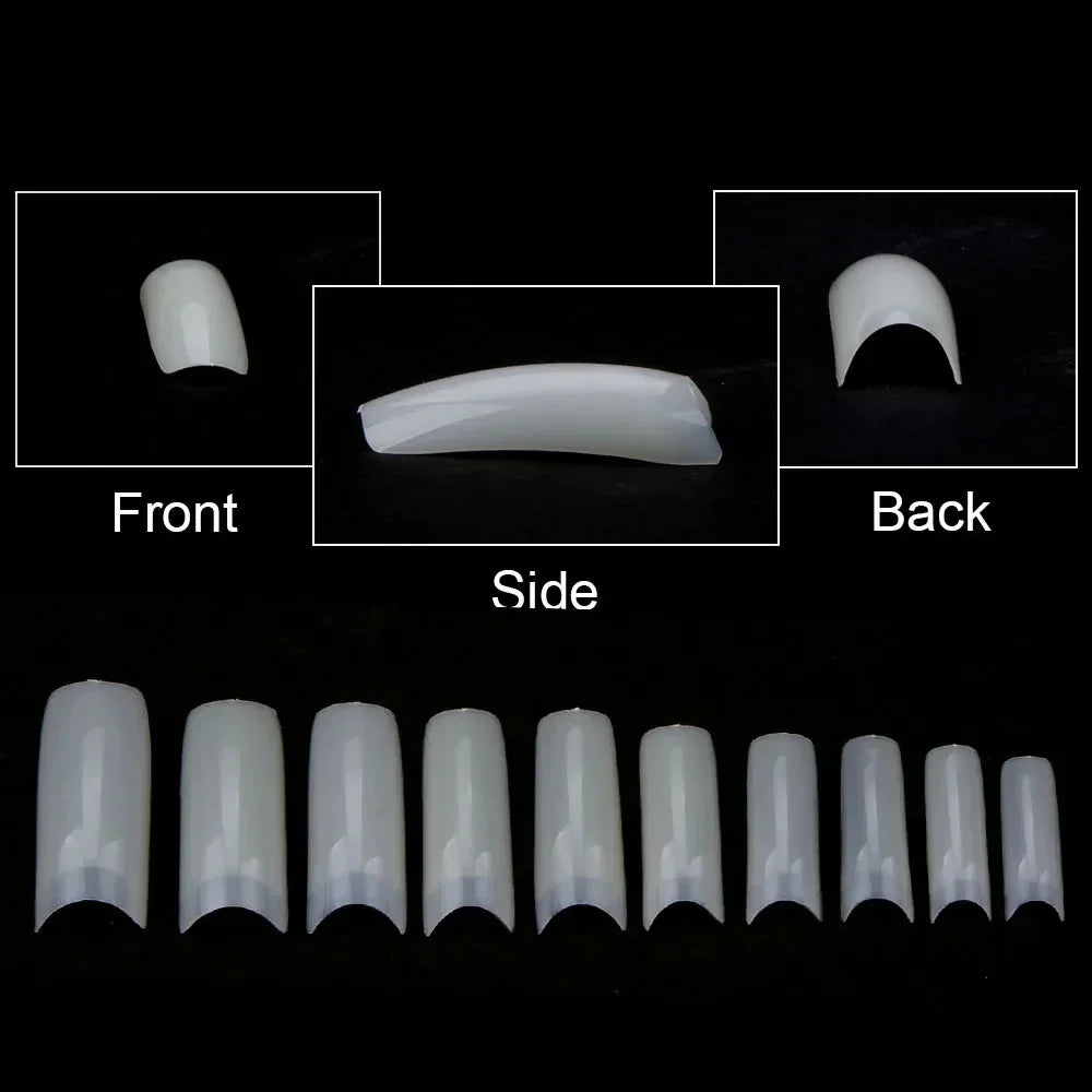 500Pcs Full Cover Nail Tips