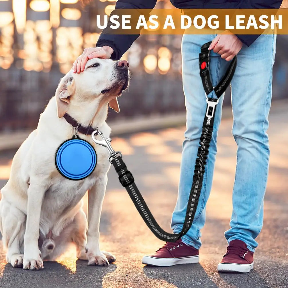 HOBBAGGO 2-in-1 Dog Harness Seatbelt