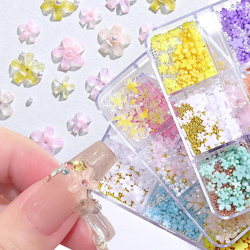 6Grids 3D Nail Art Decorations
