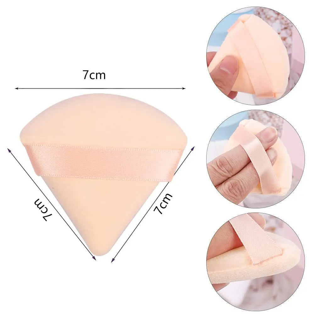 10PCS Triangle Makeup Sponge Set