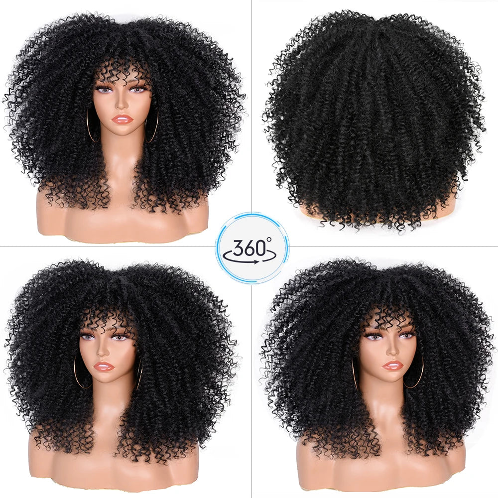 Chocolate Brown Curly Lace Wig