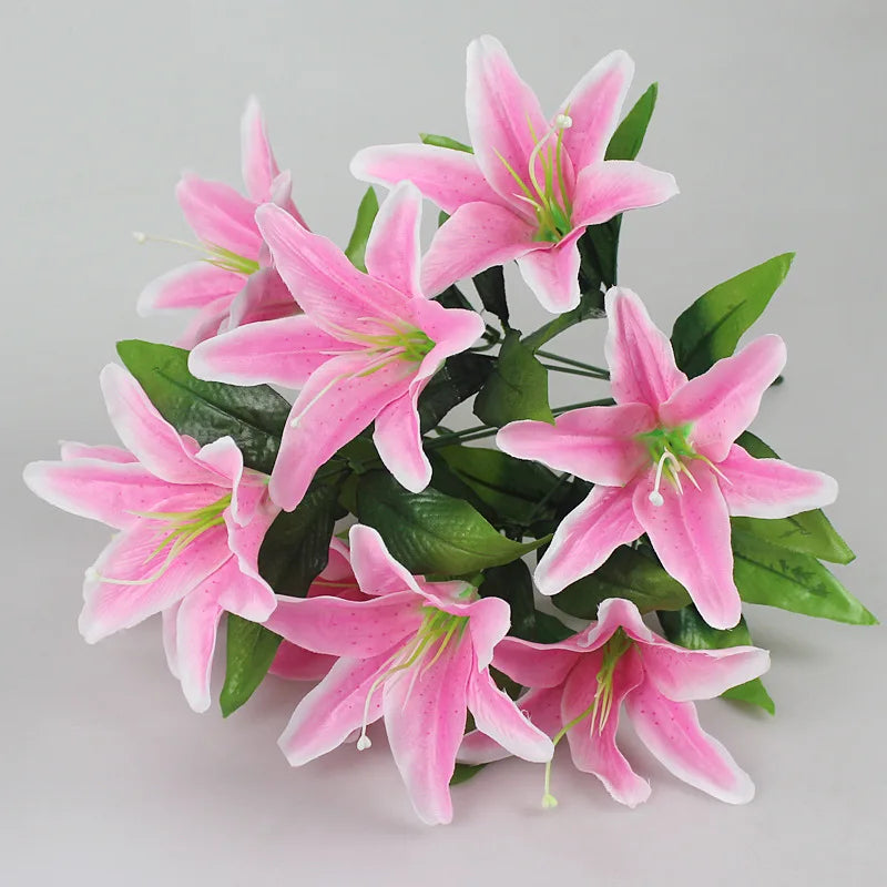 Multicolor Artificial Lily Bouquet