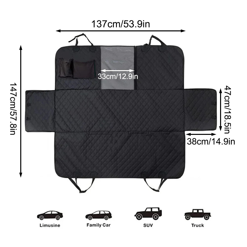 Waterproof Back Seat Dog Cover
