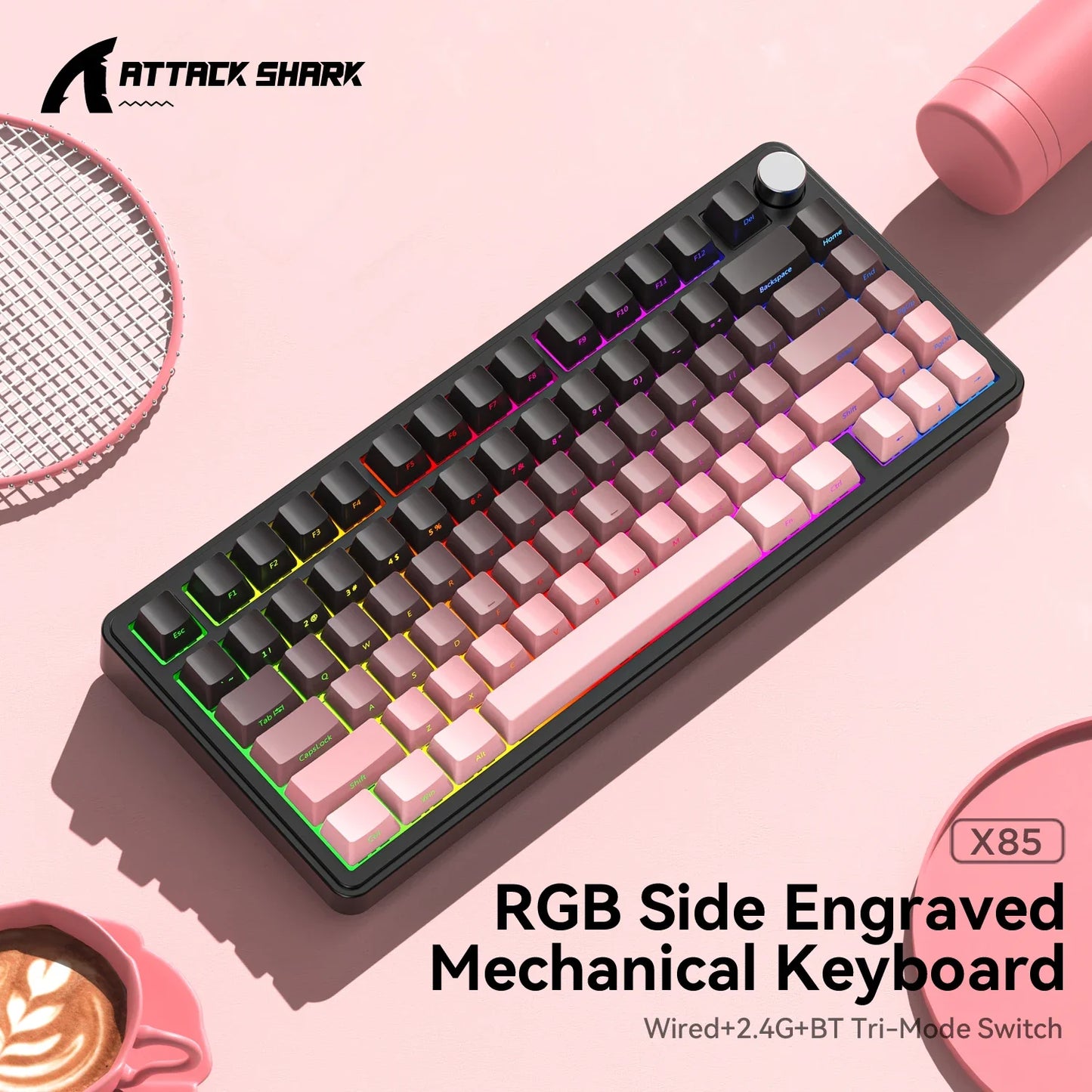 X85 Attack Shark Gaming Keyboard