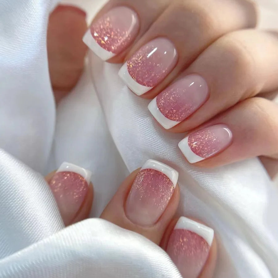 24Pcs Cute Bow Press-On Nails